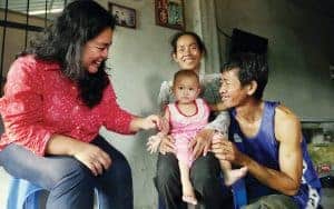 Cricket Lady of Cambodia living with HIV