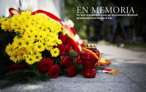 En memoria - flores
