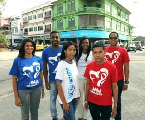 Jóvenes voluntarios están listos para la Jornada Mundial de la Juventud que tendrá lugar en Panamá en enero 2019. (CNS/Panamá)