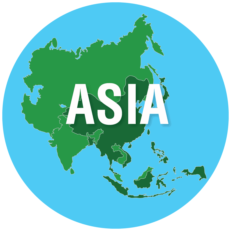 Asia words. Asian languages. Asia-Africa-Europe 1. Asia Africa Europe 1 logo.