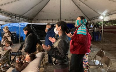 Solicitantes de asilo cerca de frontera sienten esperanza con Biden