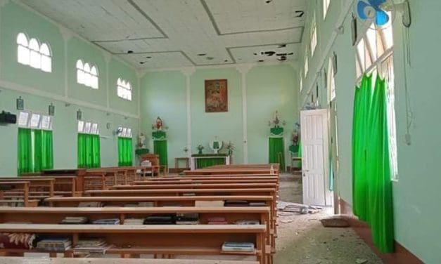 Bombardean un convento y una iglesia dedicada a la Virgen de Fátima en Myanmar