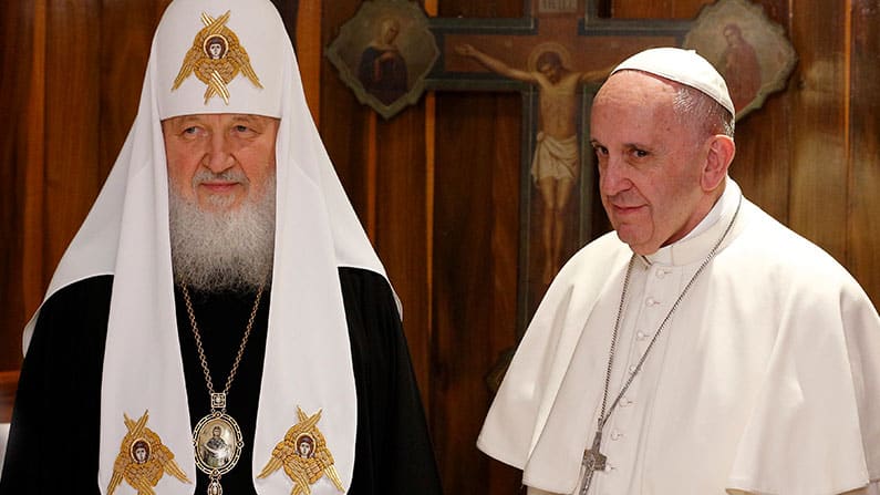 El Papa escribe carta personal al Patriarca ruso Kirill por la Pascua Ortodoxa
