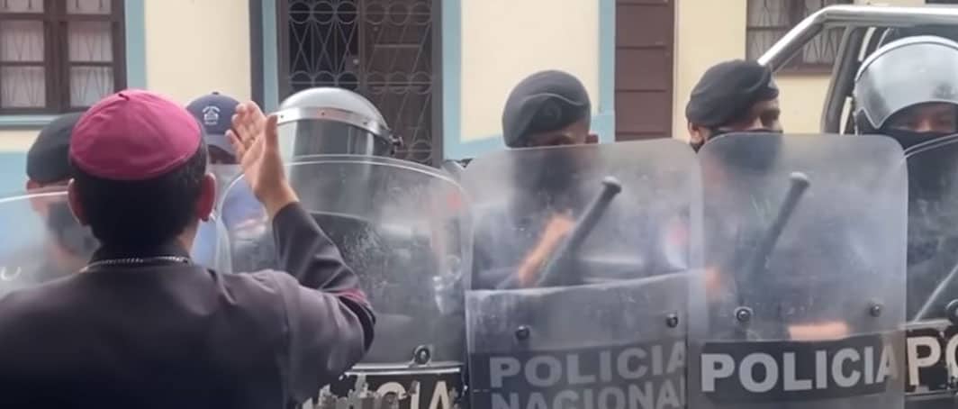 Obispo detenido en Nicaragua dice que al odio se debe responder con amor