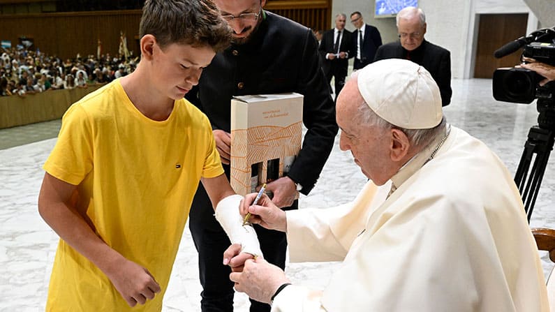 Papa Francisco: Dios nos quiere hijos libres no esclavos
