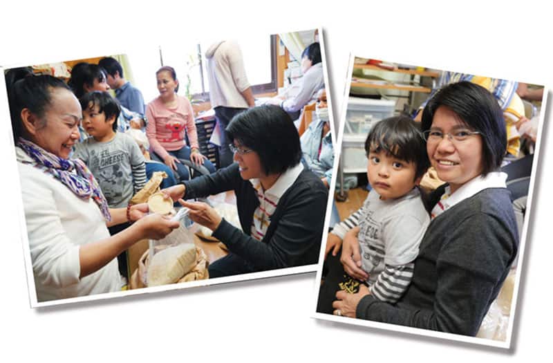 La hermana Avelino acompaña a mujeres y niños en el Centro de Empoderamiento de Mujeres Migrantes de Kalakasan en Kawasaki, fundado en el 2002. (Peter Saunders/Japón)