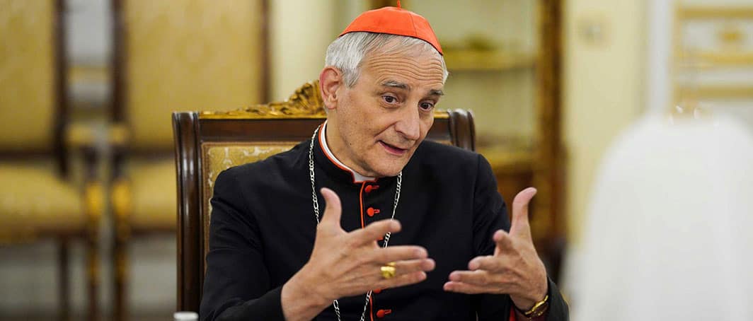 Cardenal Zuppi se reúne con Presidente Biden