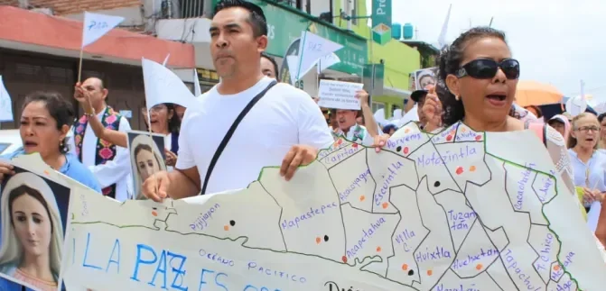 Iglesia actúa en contra de la violencia en Chiapas