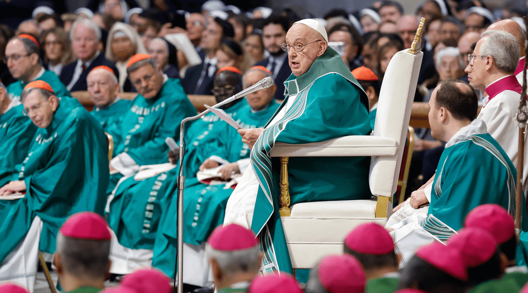 El Papa advierte del riesgo de convertirse en una Iglesia ‘estática’ tras la clausura del Sínodo