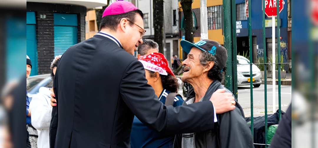 Obispos y laicos llevan la Navidad Jubilar a personas necesitadas de Bogotá