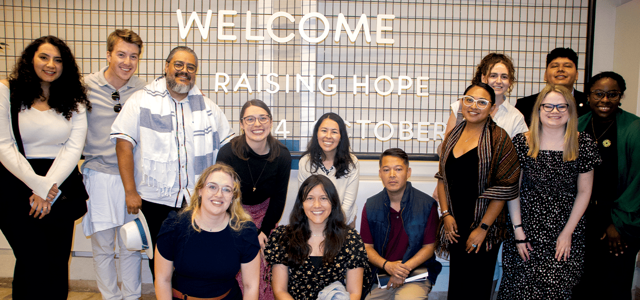 Los peregrinos asistieron a una conferencia en la que el Papa León XIV instó a cuidar la Tierra y el medioambiente. (Andrea Moreno-Díaz/Italia)