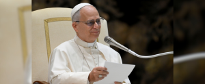 El Papa León XIV preside su audiencia general semanal en el Aula Pablo VI del Vaticano, el 28 de enero de 2026. (OSV News/Simone Risoluti, Vatican Media)